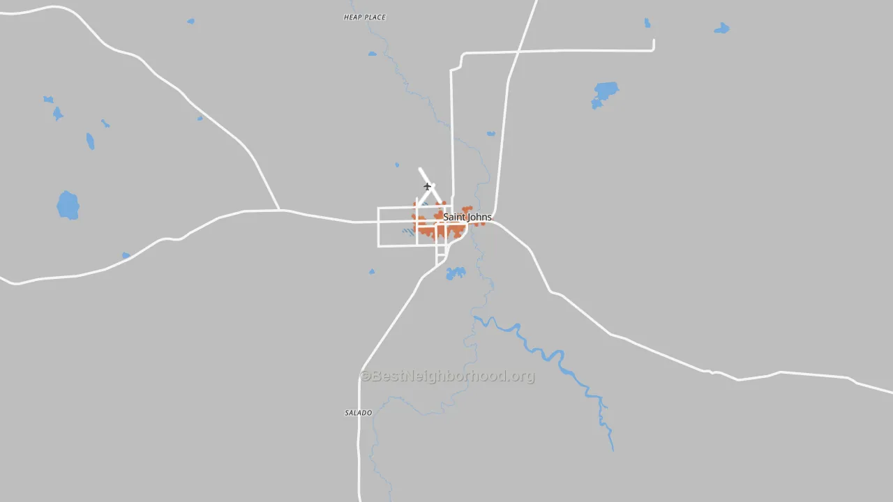 Bike Grade map of 85936, AZ