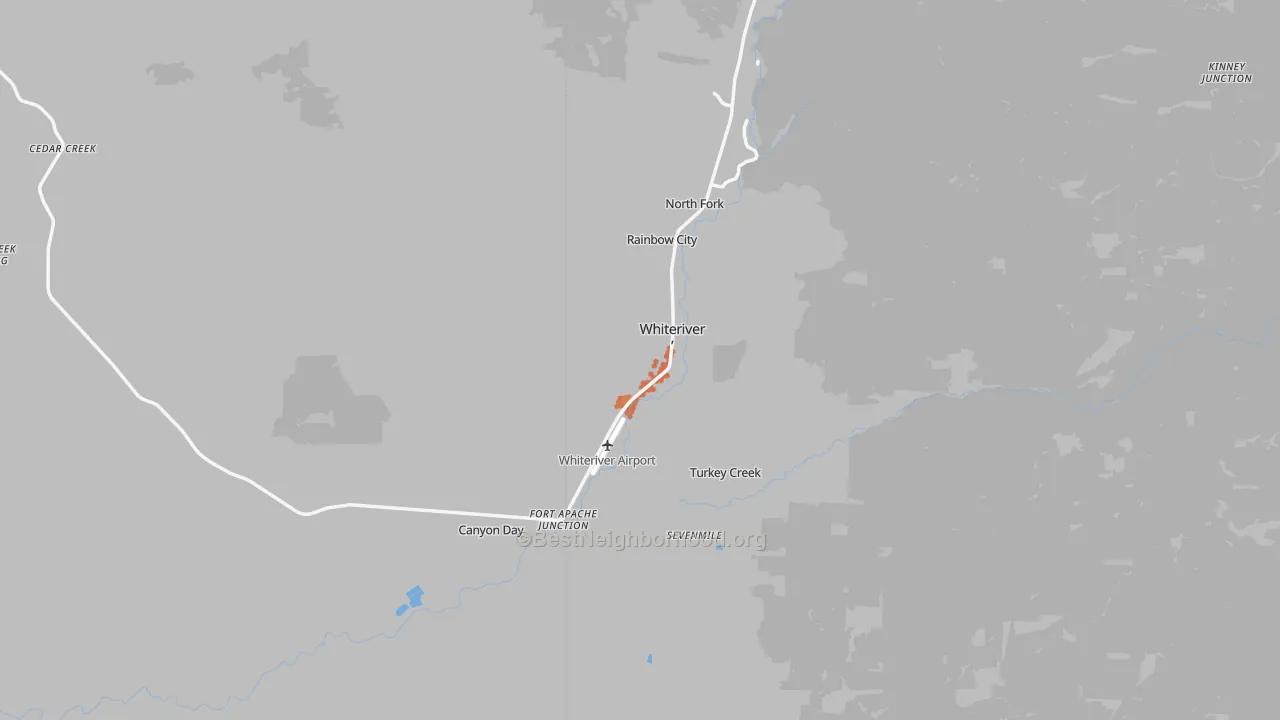 Bike Grade map of 85941, AZ