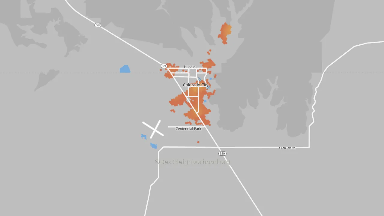 Bike Grade map of 86021, AZ