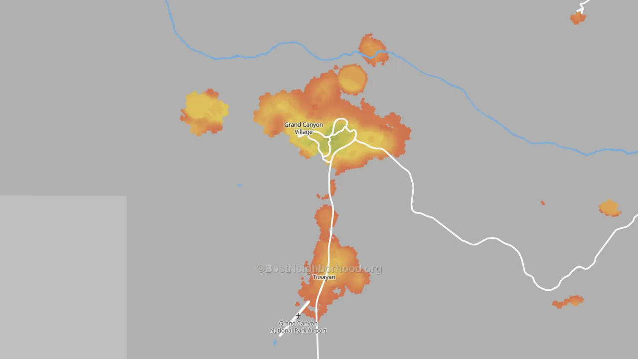 Bike Grade map of 86023, AZ