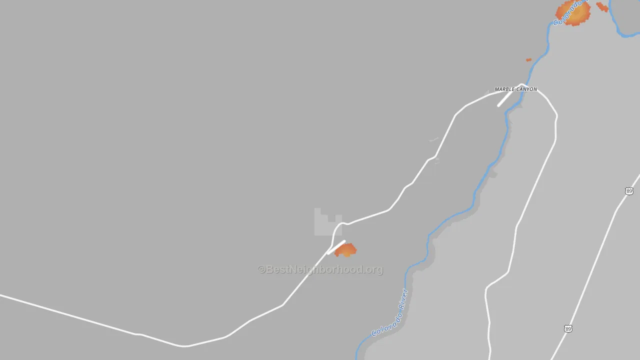 Bike Grade map of 86036, AZ