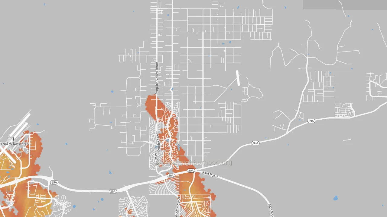 Bike Grade map of 86315, AZ