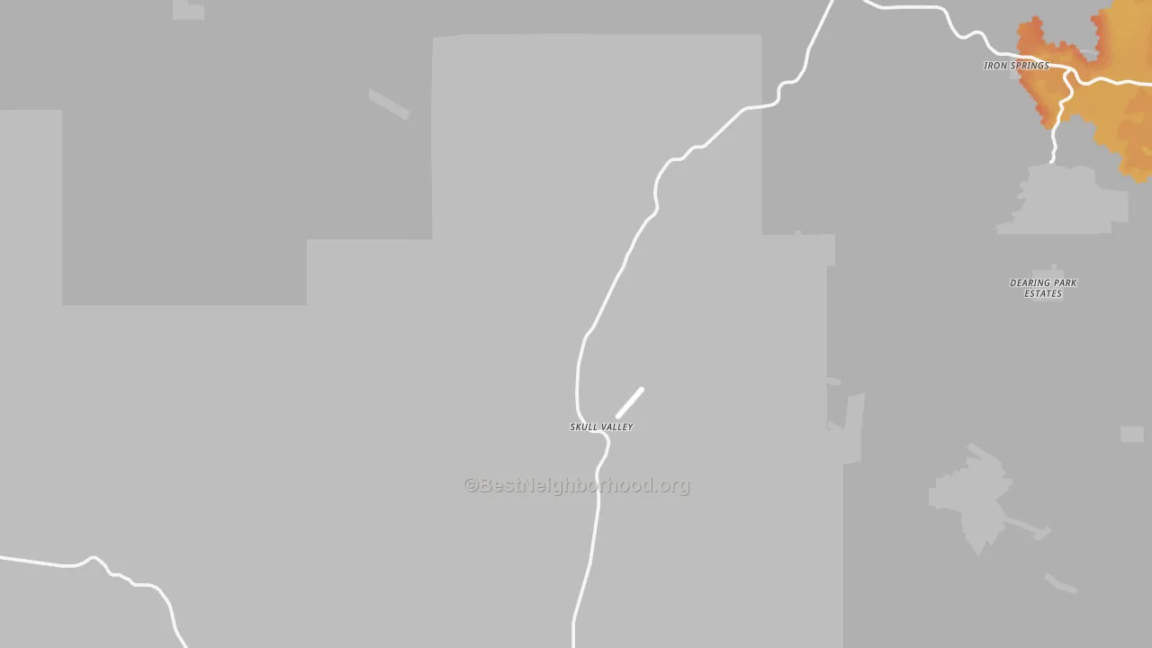 Bike Grade map of 86338, AZ