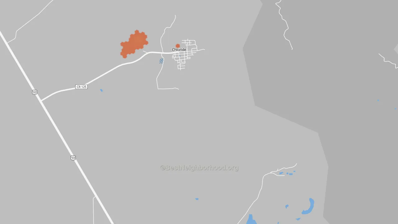 Bike Grade map of 86431, AZ