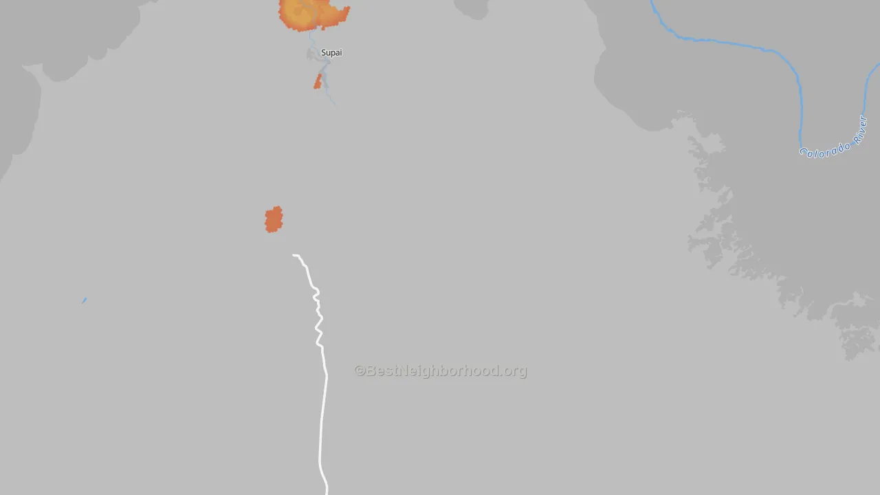 Bike Grade map of 86435, AZ