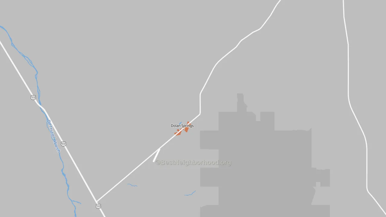 Bike Grade map of 86441, AZ