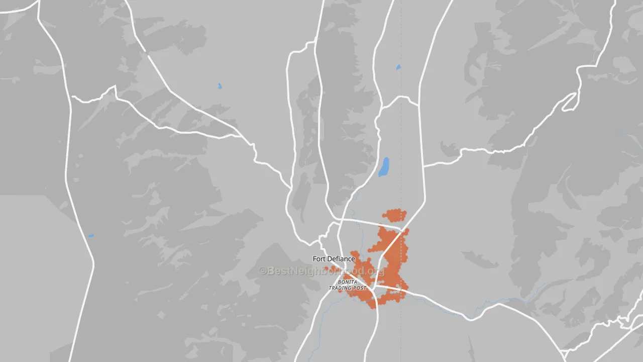 Bike Grade map of 86504, AZ