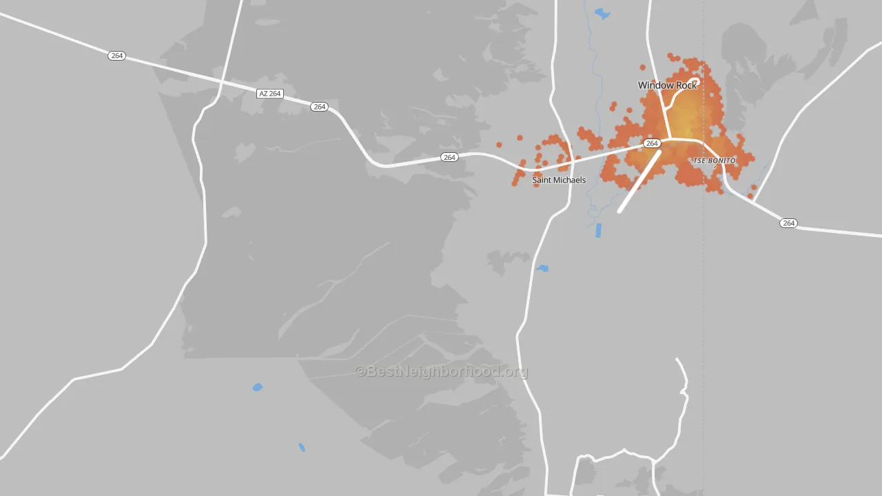 Bike Grade map of 86511, AZ