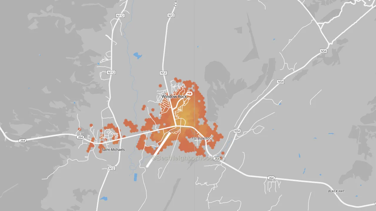Bike Grade map of 86515, AZ