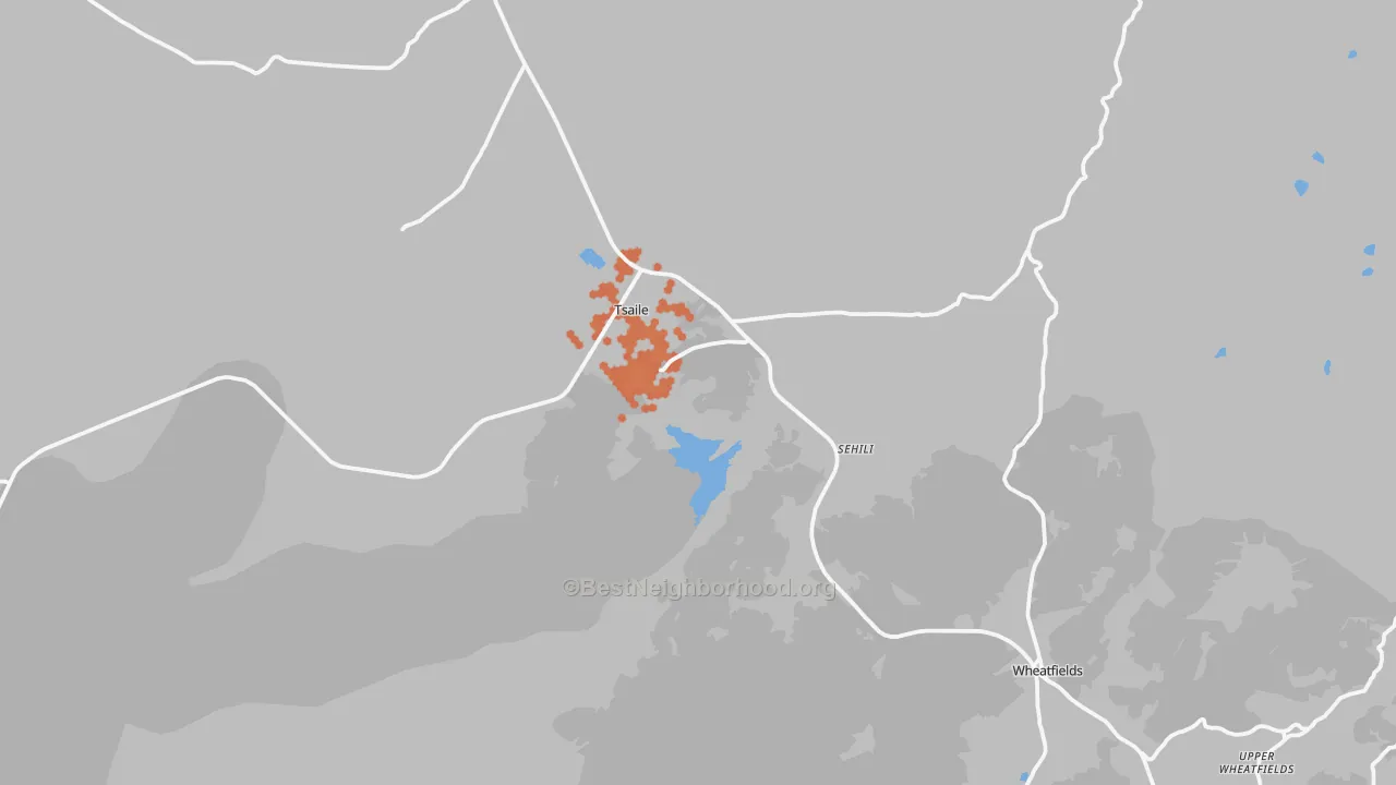 Bike Grade map of 86556, AZ