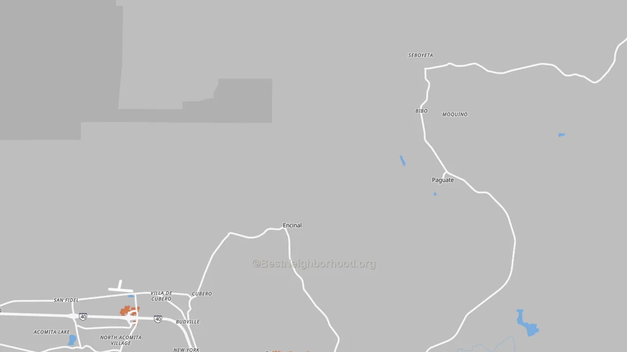 Bike Grade map of 87014, NM