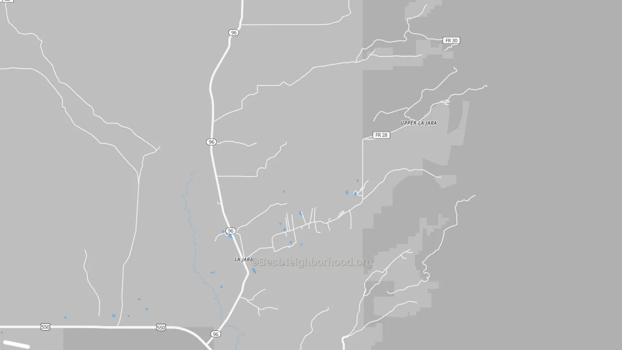 Bike Grade map of 87027, NM