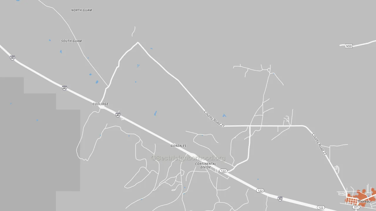 Bike Grade map of 87312, NM