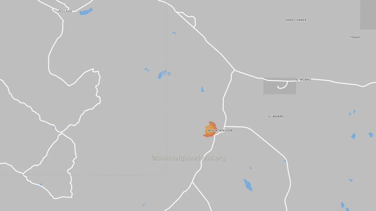 Bike Grade map of 87321, NM