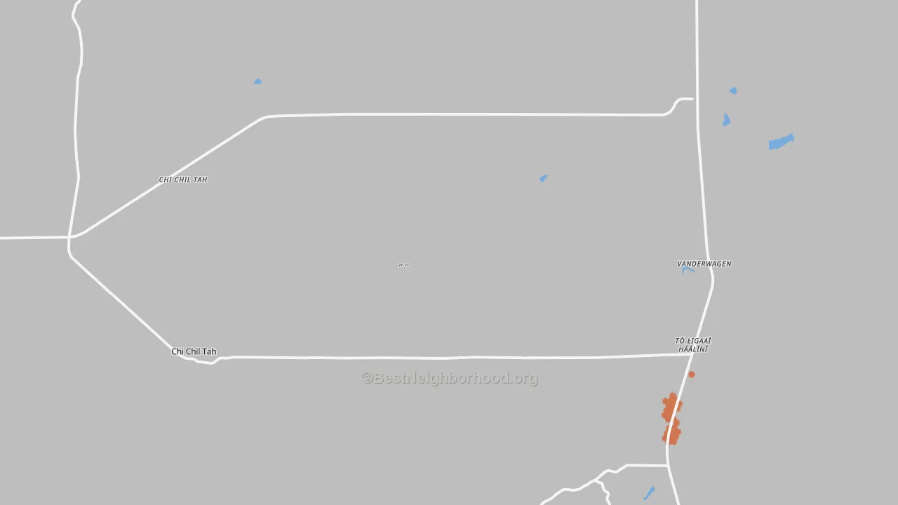 Bike Grade map of 87326, NM