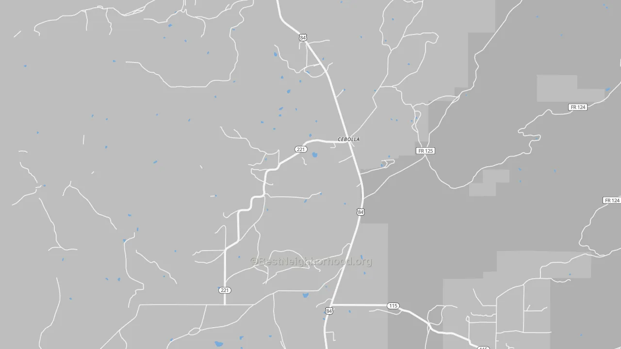 Bike Grade map of 87518, NM