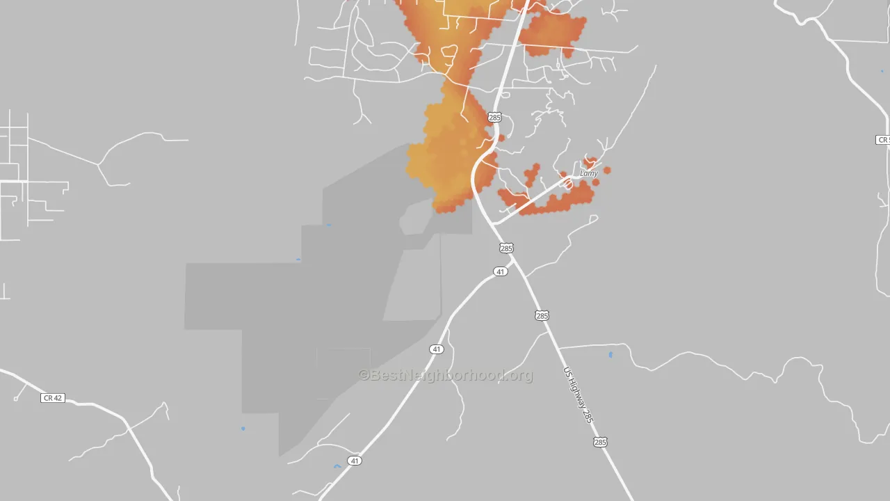 Bike Grade map of 87540, NM