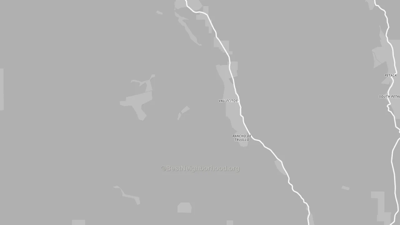 Bike Grade map of 87581, NM
