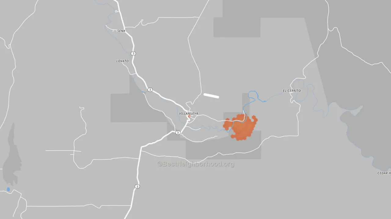 Bike Grade map of 87583, NM