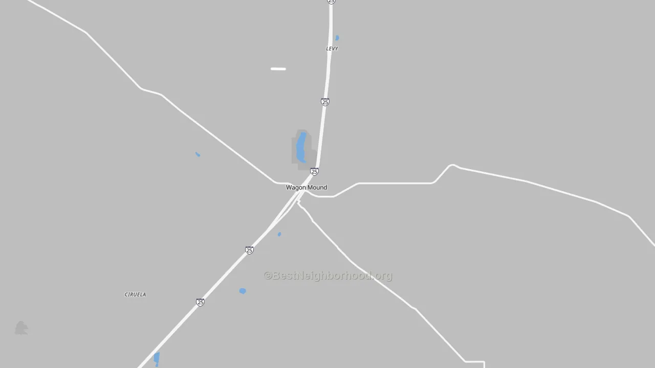 Bike Grade map of 87752, NM