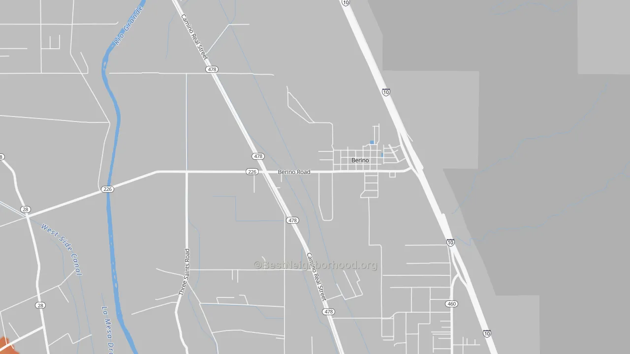 Bike Grade map of 88024, NM