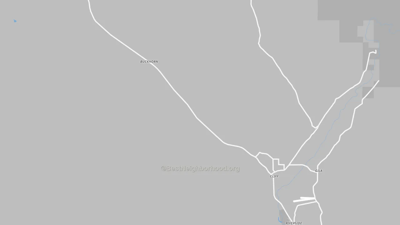 Bike Grade map of 88025, NM