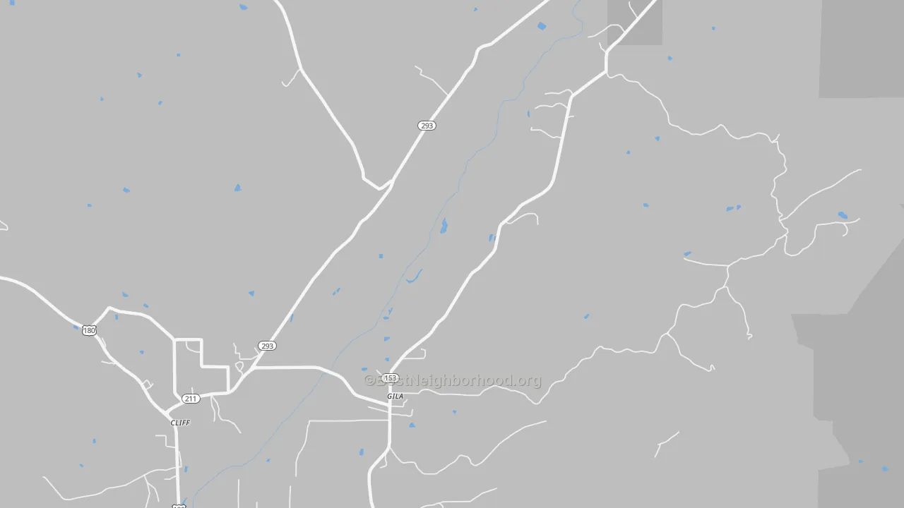 Bike Grade map of 88038, NM