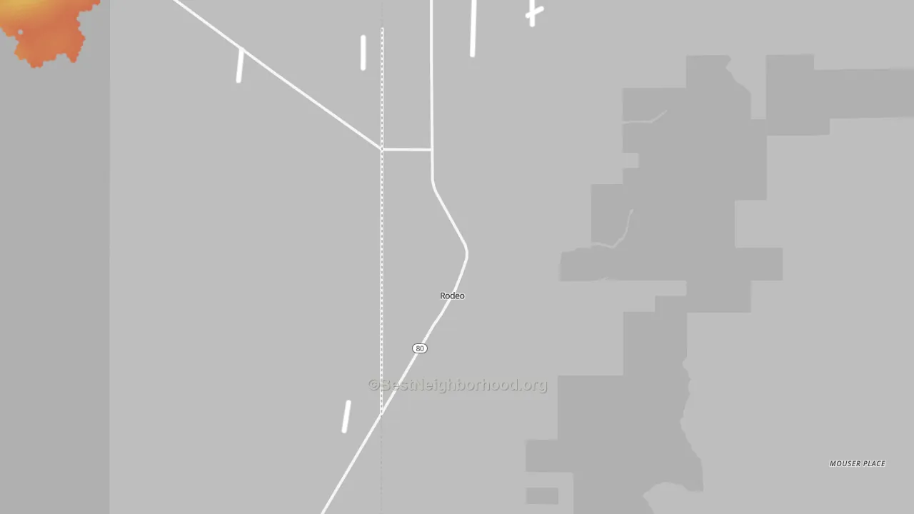 Bike Grade map of 88056, NM