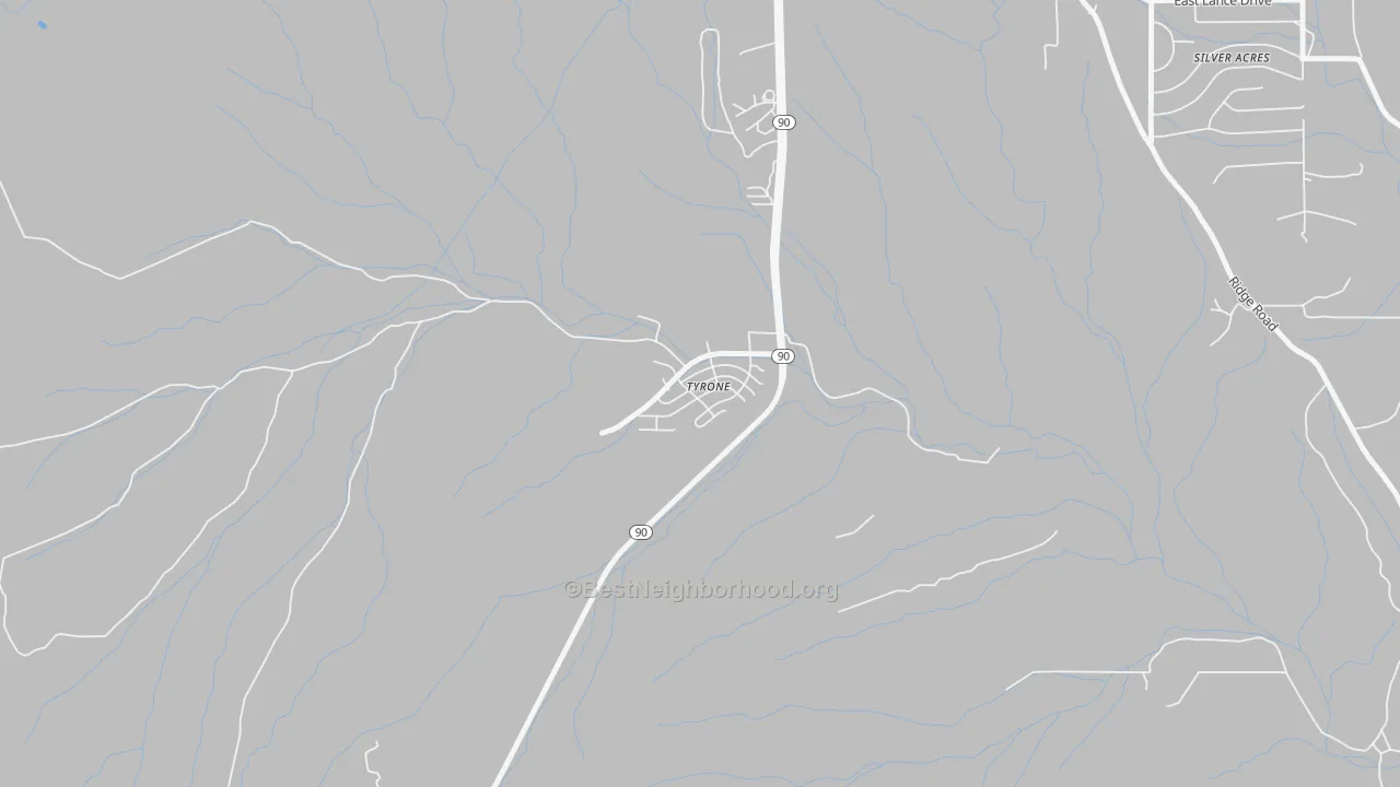 Bike Grade map of 88065, NM