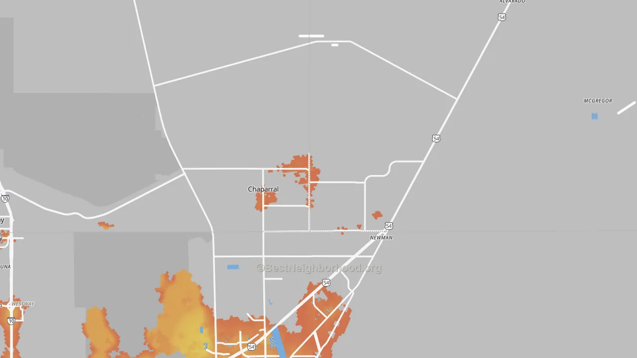 Bike Grade map of 88081, NM