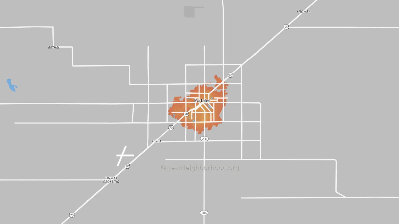 Bike Grade map of 88130, NM