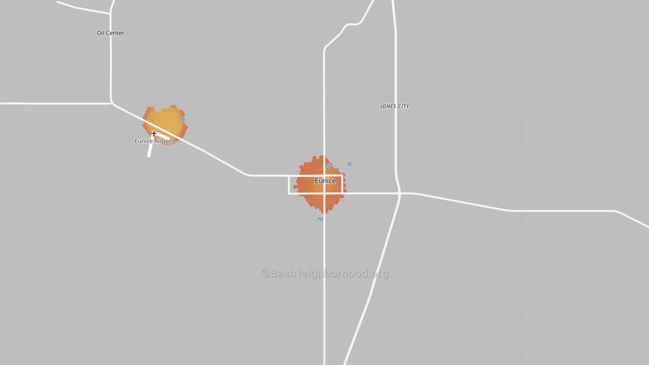 Bike Grade map of 88231, NM