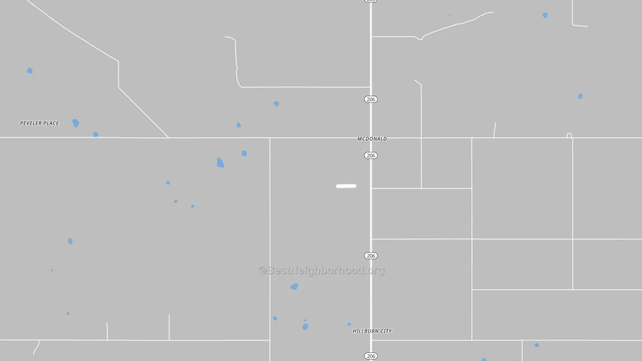 Bike Grade map of 88262, NM
