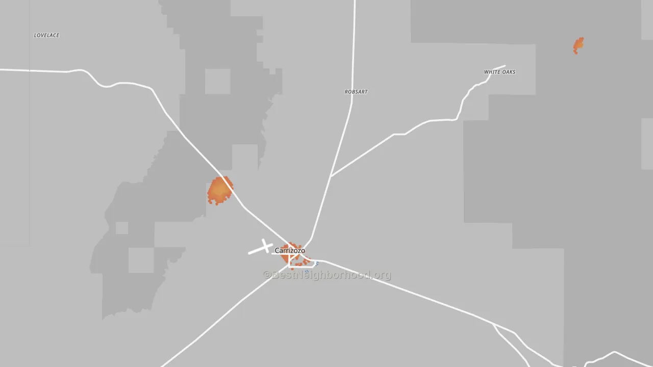 Bike Grade map of 88301, NM