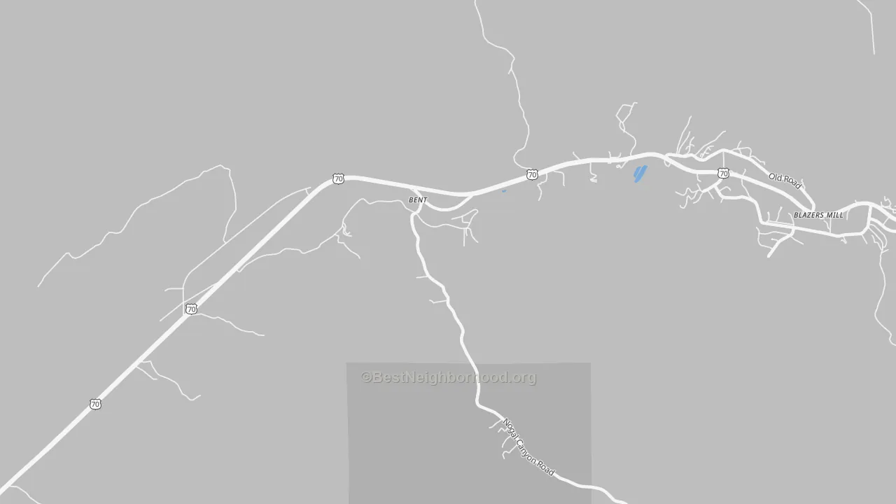 Bike Grade map of 88314, NM