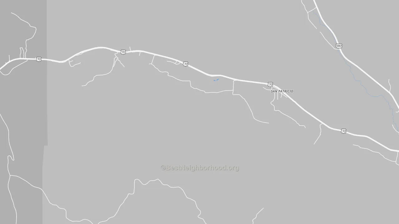 Bike Grade map of 88348, NM