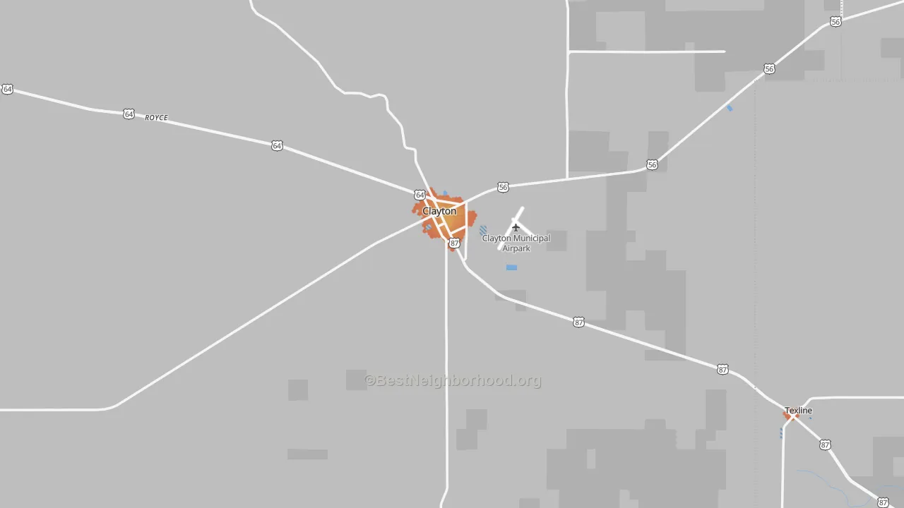 Bike Grade map of 88415, NM