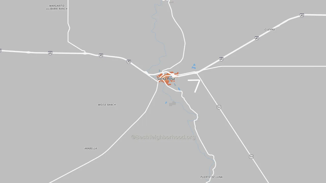 Bike Grade map of 88435, NM