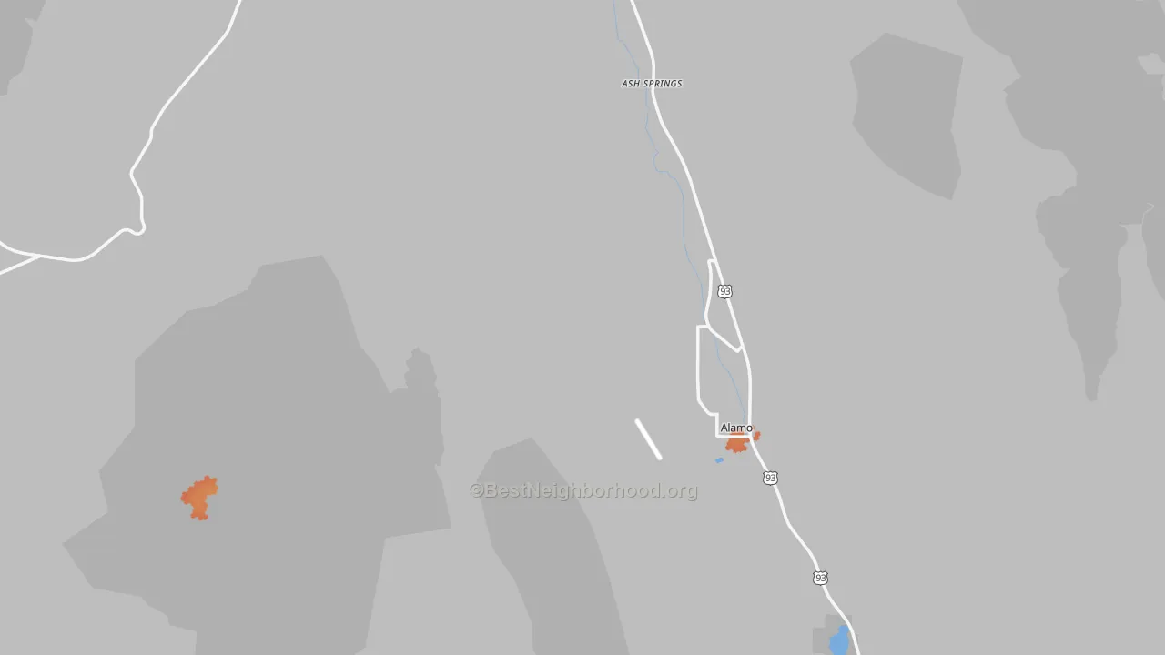 Bike Grade map of 89001, NV