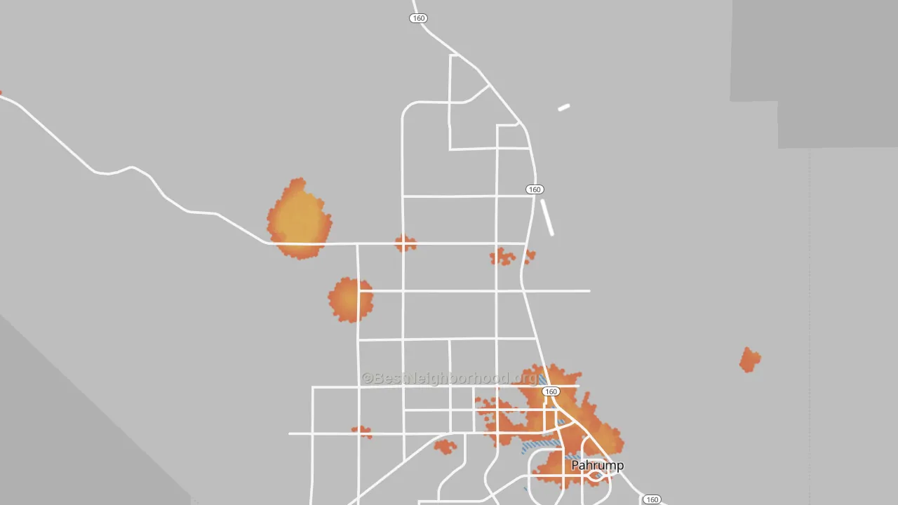 Bike Grade map of 89060, NV