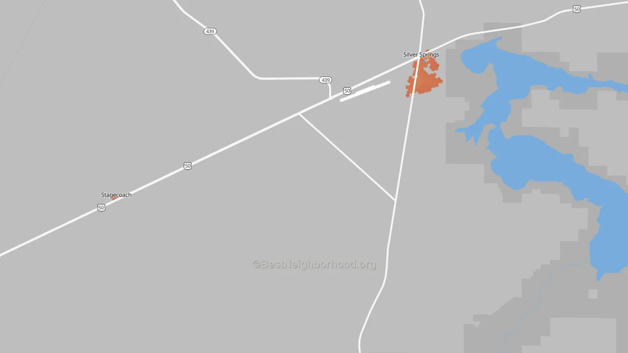 Bike Grade map of 89429, NV