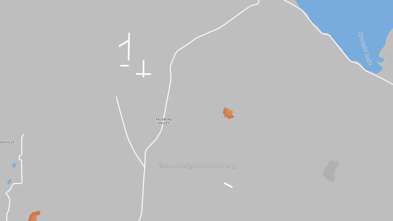 Bike Grade map of 89510, NV