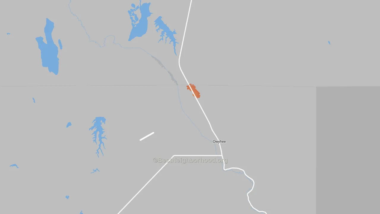 Bike Grade map of 89832, NV