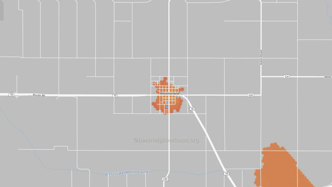 Bike Grade map of 92281, CA