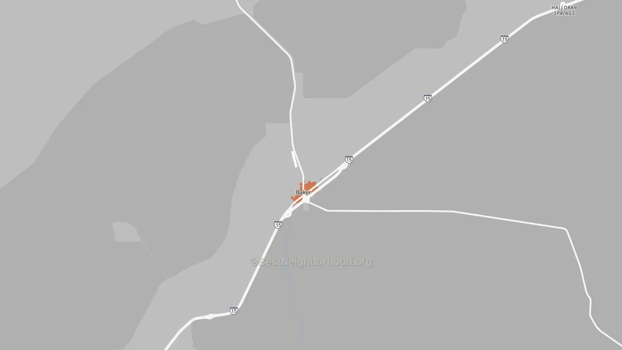 Bike Grade map of 92309, CA