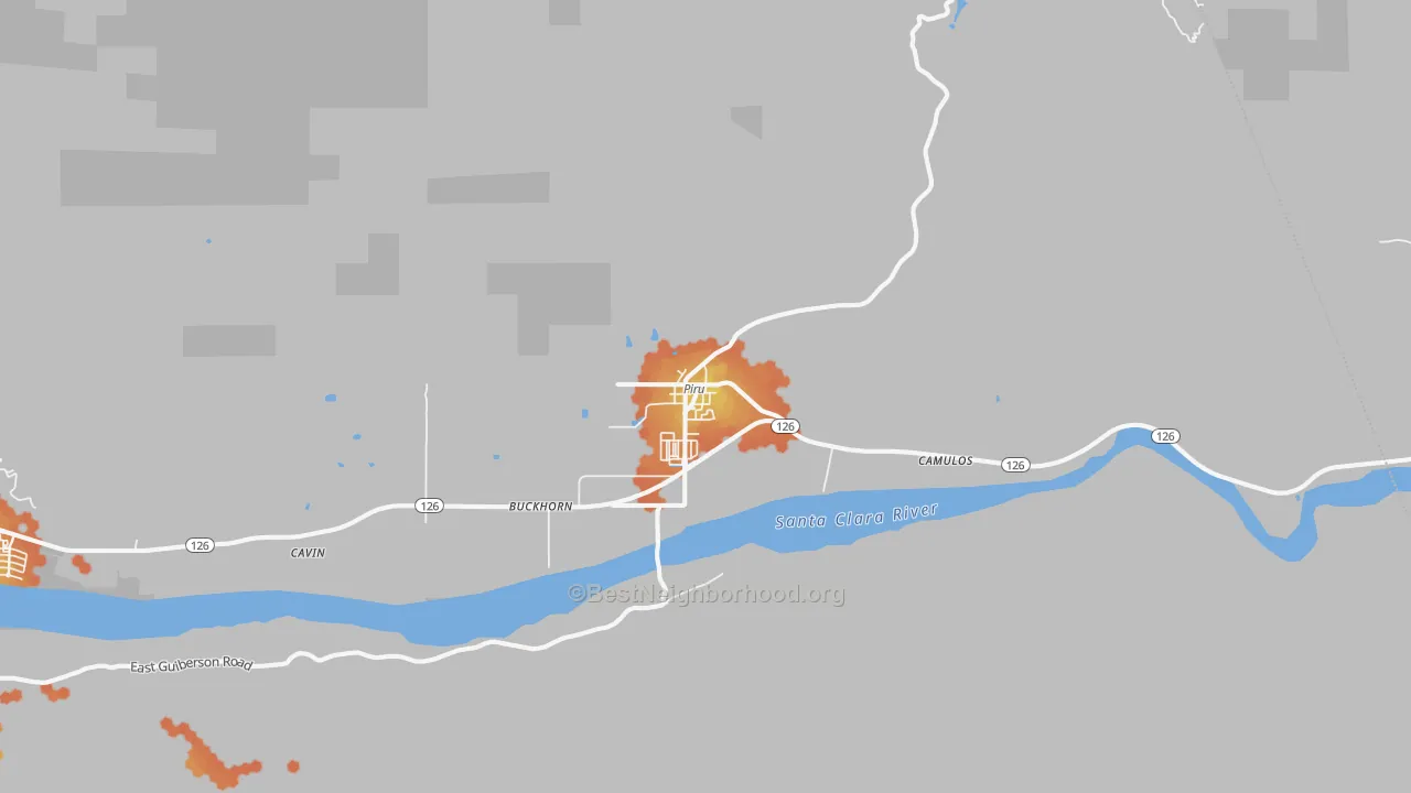 Bike Grade map of 93040, CA