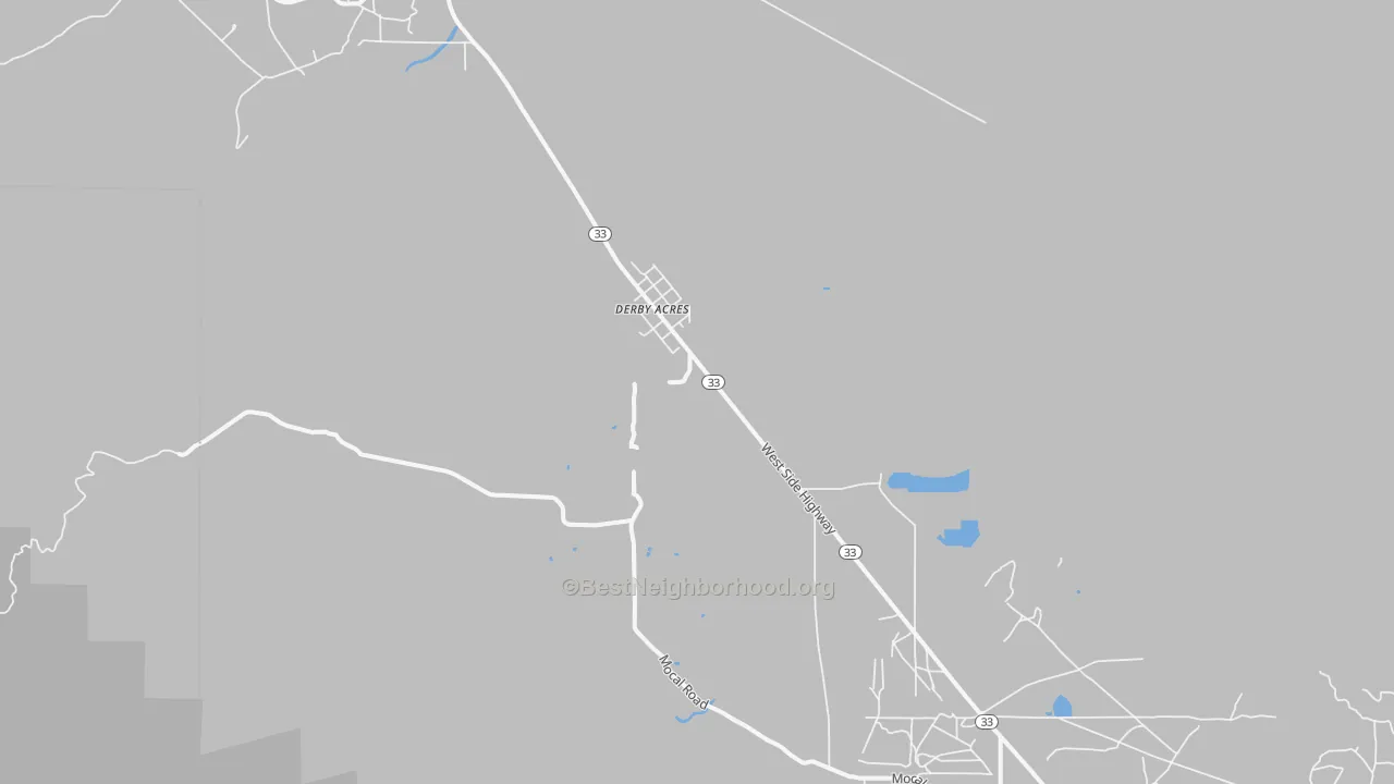 Bike Grade map of 93224, CA