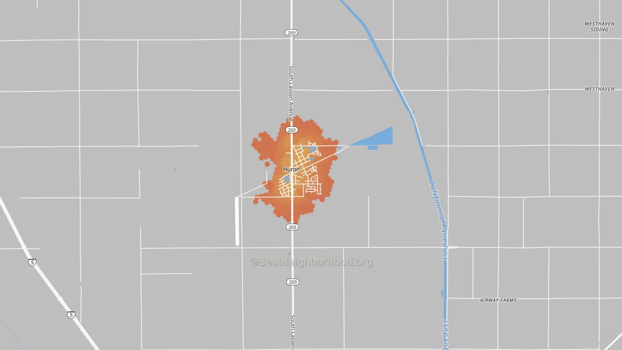 Bike Grade map of 93234, CA