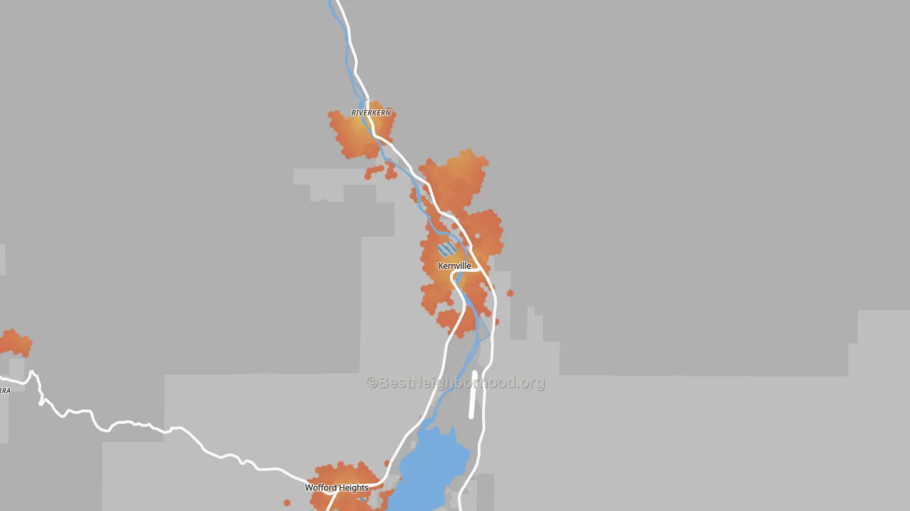 Bike Grade map of 93238, CA