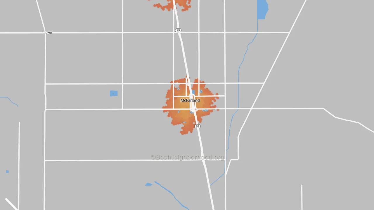 Bike Grade map of 93250, CA